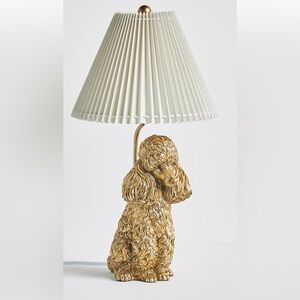 Anthropologie The Icon Table Lamp: Dog Edition Poodle
